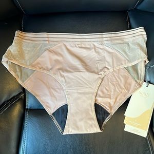 NWT Saalt period underwear mesh hipster high absorbency size XL
